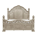 Catalonia Queen Poster Bed in Platinum Gold 1824PG-1*