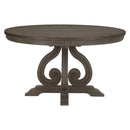 Toulon  Round Dining Table in Dark Pewter 5438-54*