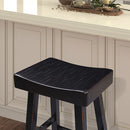 Biasca 29" Stool (2/CTN) White, Brown, & Black