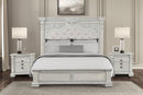 Promenade E.King & Queen Bed Brown & White
