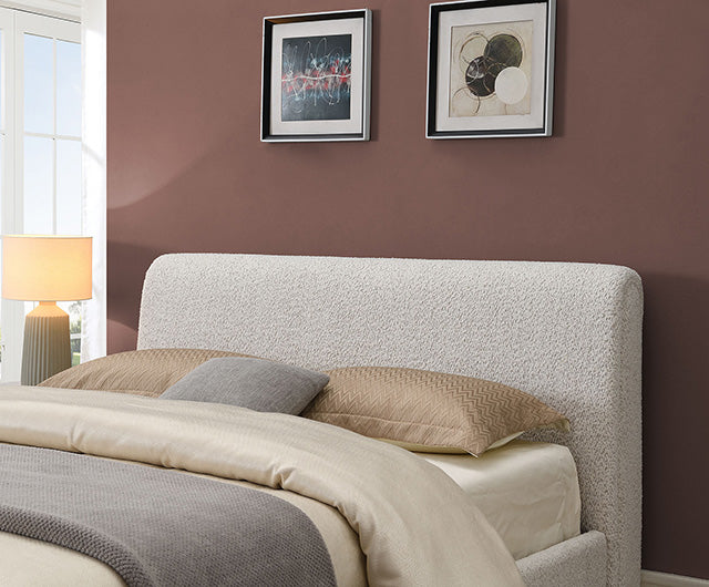 Vertham E.King, Full, & Queen Bed White & Black