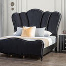Melodi Parc E.King & Queen Bed Black & Silver - Winder Mattress & Furniture