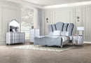 Melodi Parc E.King & Queen Bed Black & Silver - Winder Mattress & Furniture