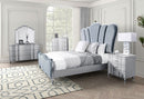 Melodi Parc E.King & Queen Bed Black & Silver - Winder Mattress & Furniture