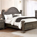 Pamphilos 4 & 5 Piece Queen Bedroom Set Gray & White - Winder Mattress & Furniture