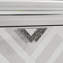 Emmeline 4 & 5 Piece Queen Bedroom Set Gray & White - Winder Mattress & Furniture