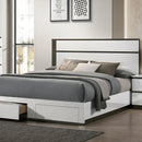 Birsfelden Queen Bedroom Set White - Winder Mattress & Furniture