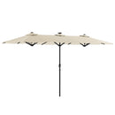 Musa Rectangular Market Umbrella - Winder Mattress & Furniture