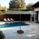 Musa Rectangular Market Umbrella - Winder Mattress & Furniture