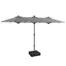 Musa Rectangular Market Umbrella - Winder Mattress & Furniture