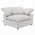 Naveen Modular-Wedge Wit Pillow
