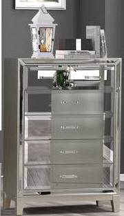 Galaxy Home Harmony 6 Drawer Chest in Silver GHF-808857748638 image